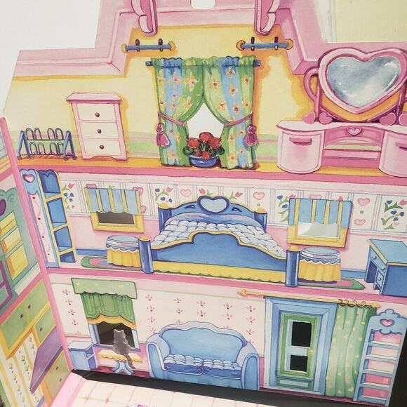 RARE Playskool My Very Own Dollhouse Book & 2 Sticker Books Japan 1995 1st Ed - Picture 6 of 12